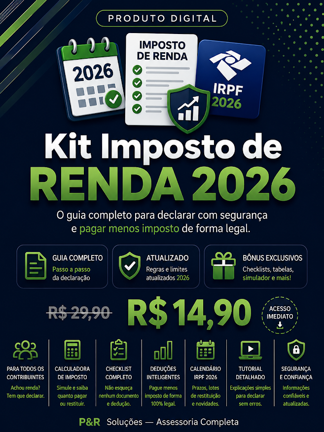 Kit Imposto de Renda 2026