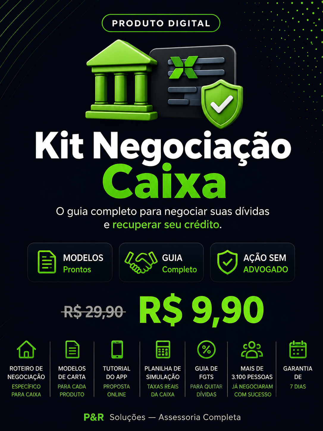 Kit Negociação Caixa
