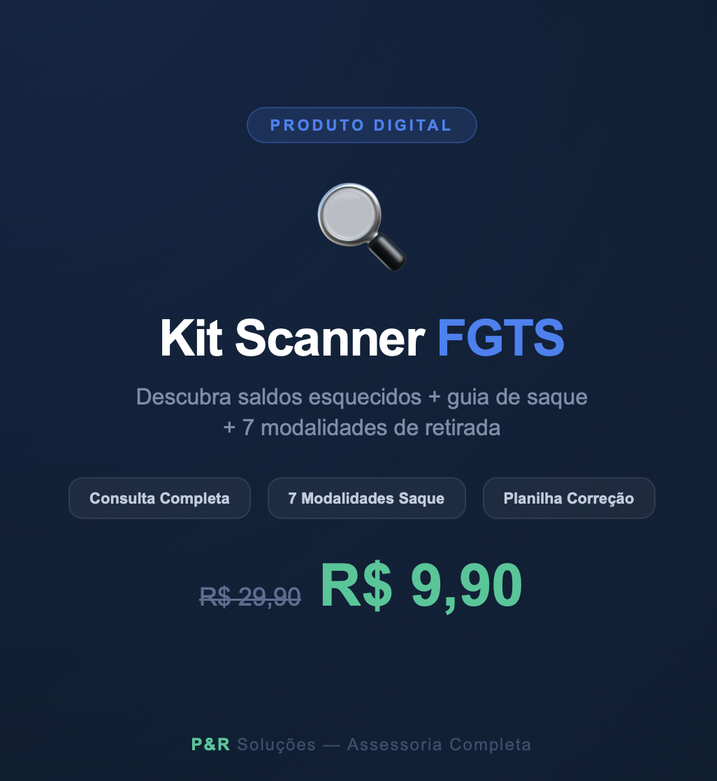 Kit Scanner FGTS
