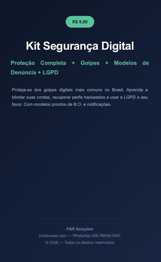 Kit Segurança Digital